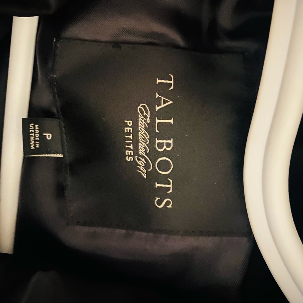 Talbots Black Cropped Puffer Jacket - image 3